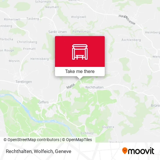Rechthalten, Wolfeich map