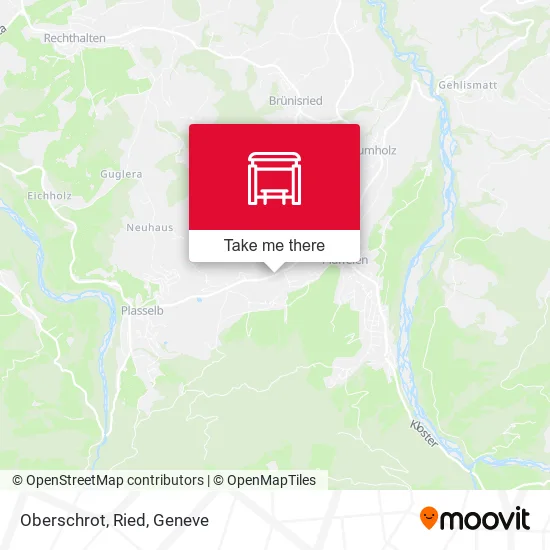Oberschrot, Ried map