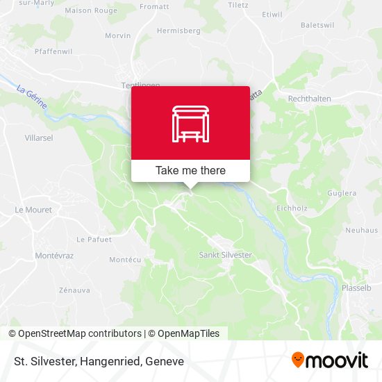 St. Silvester, Hangenried map