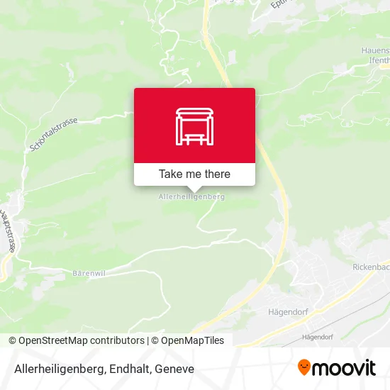 Allerheiligenberg, Endhalt map