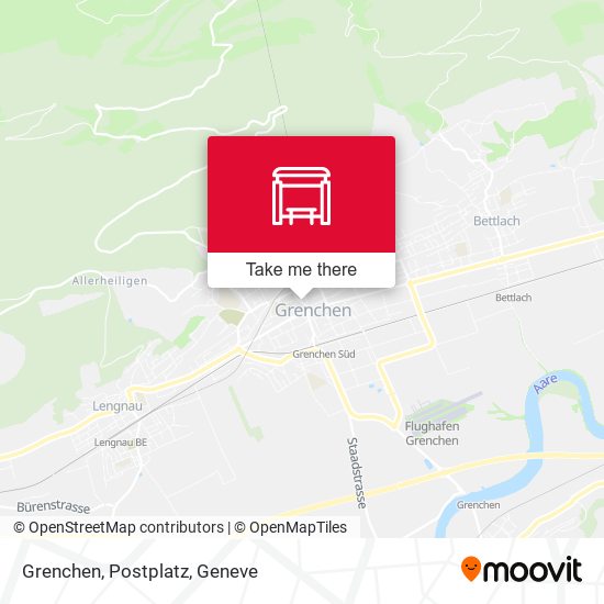 Grenchen, Postplatz map
