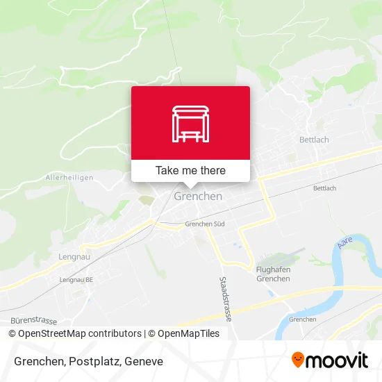 Grenchen, Postplatz map