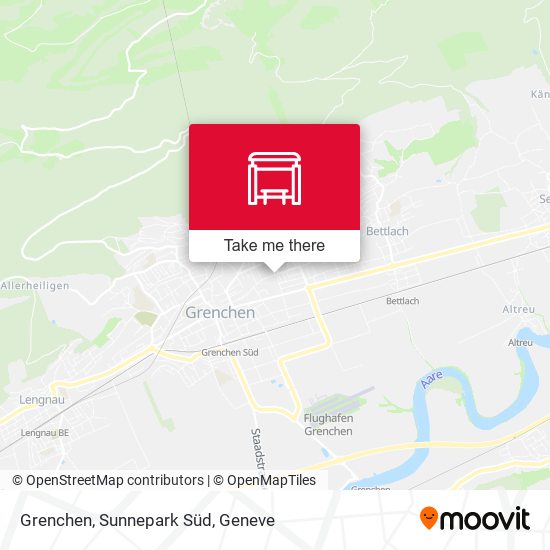 Grenchen, Sunnepark Süd map