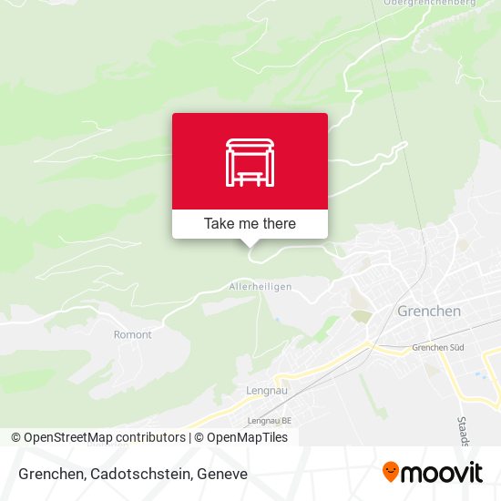 Grenchen, Cadotschstein map