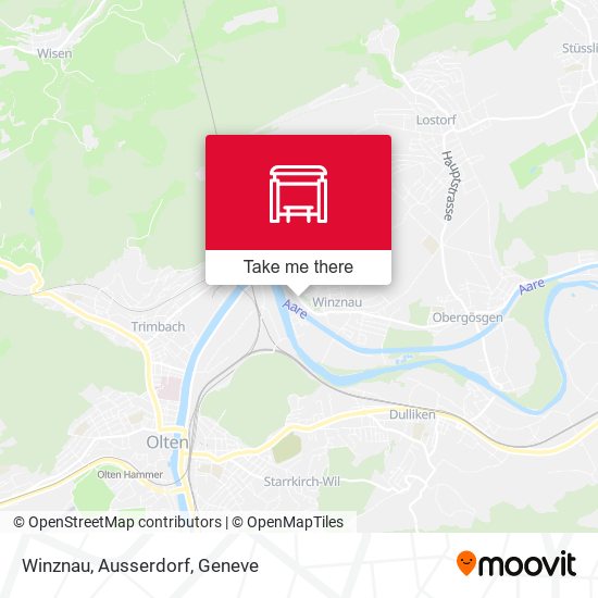 Winznau, Ausserdorf map