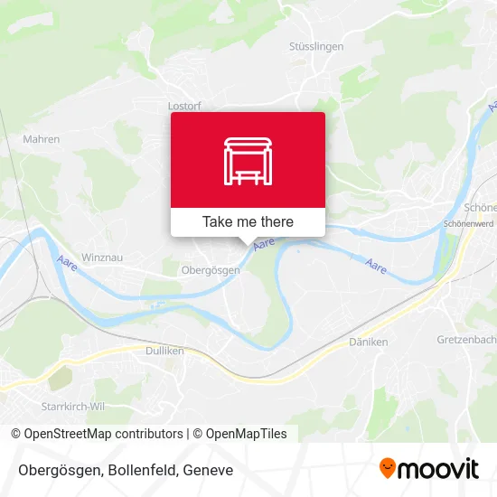 Obergösgen, Bollenfeld map