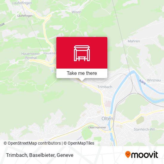 Trimbach, Baselbieter map