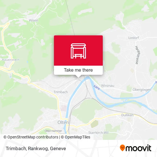 Trimbach, Rankwog map