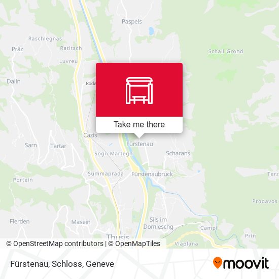 Fürstenau, Schloss map