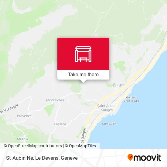 St-Aubin Ne, Le Devens map