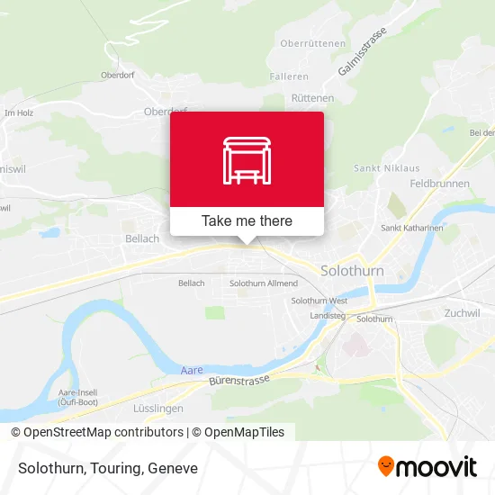 Solothurn, Touring map