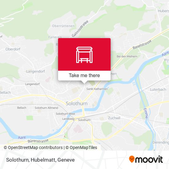 Solothurn, Hubelmatt map