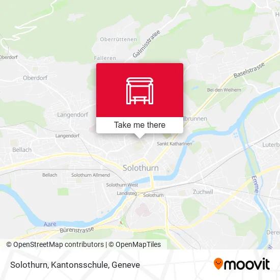 Solothurn, Kantonsschule map