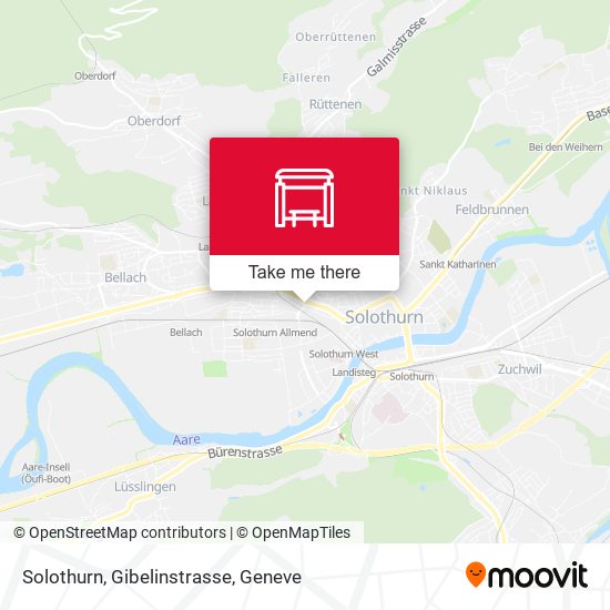 Solothurn, Gibelinstrasse map