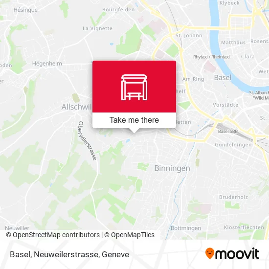 Basel, Neuweilerstrasse map