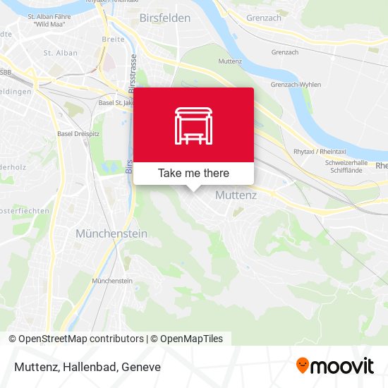 Muttenz, Hallenbad map