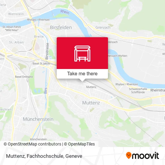 Muttenz, Fachhochschule map