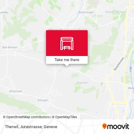 Therwil, Jurastrasse map