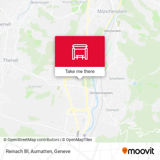 Reinach Bl, Aumatten map