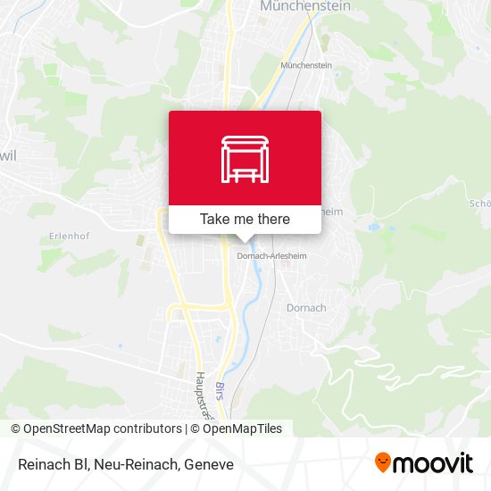 Reinach Bl, Neu-Reinach map