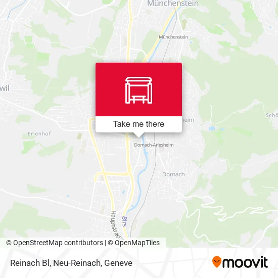 Reinach Bl, Neu-Reinach map