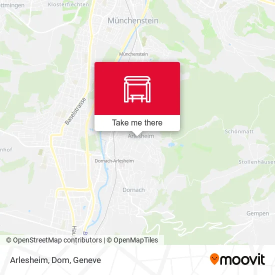Arlesheim, Dom map