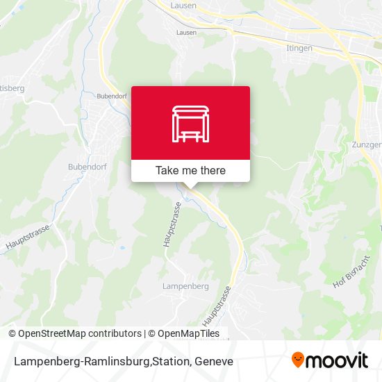 Lampenberg-Ramlinsburg,Station map