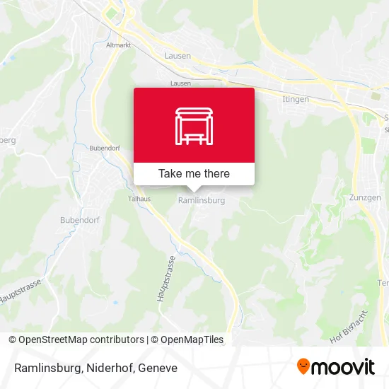 Ramlinsburg, Niderhof map