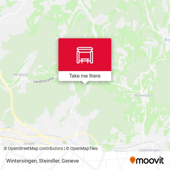 Wintersingen, Steindler map