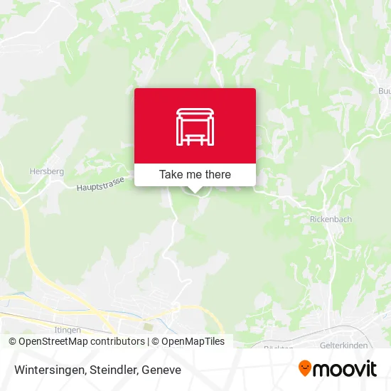 Wintersingen, Steindler map