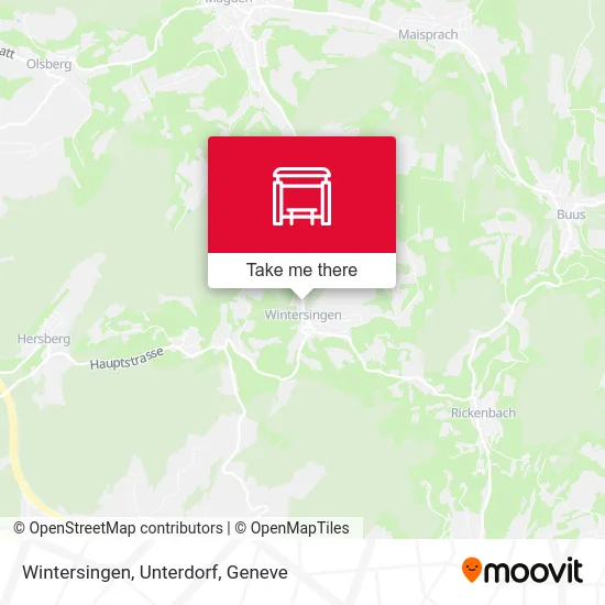 Wintersingen, Unterdorf map