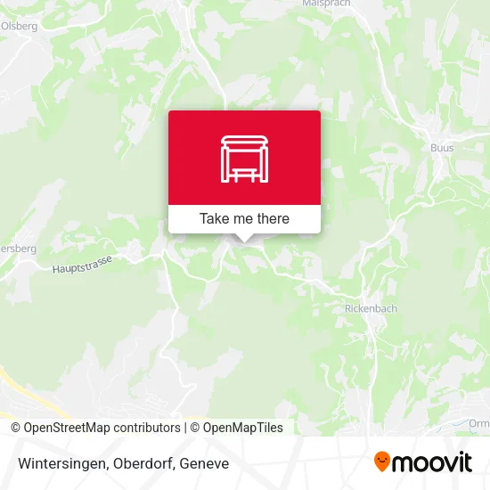 Wintersingen, Oberdorf map