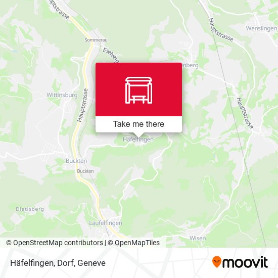 Häfelfingen, Dorf map