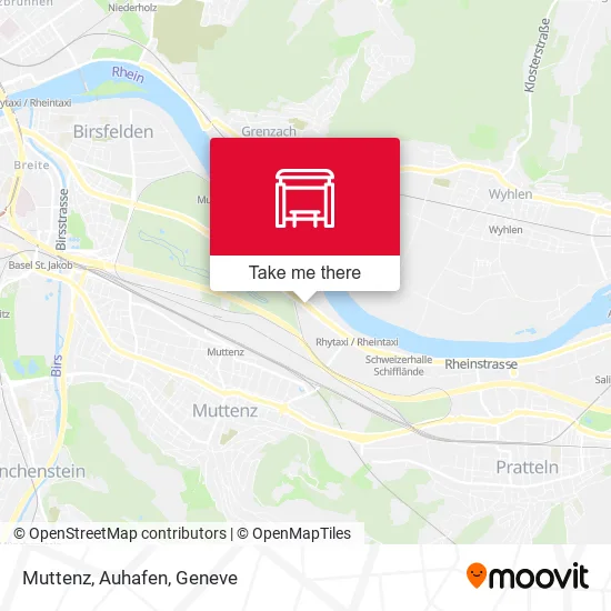 Muttenz, Auhafen map