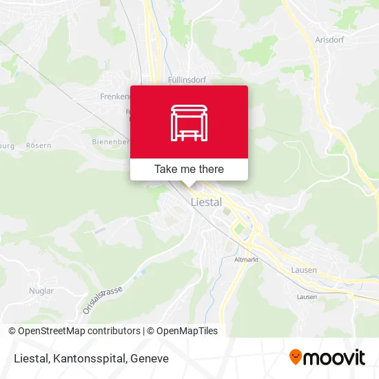 Liestal, Kantonsspital plan