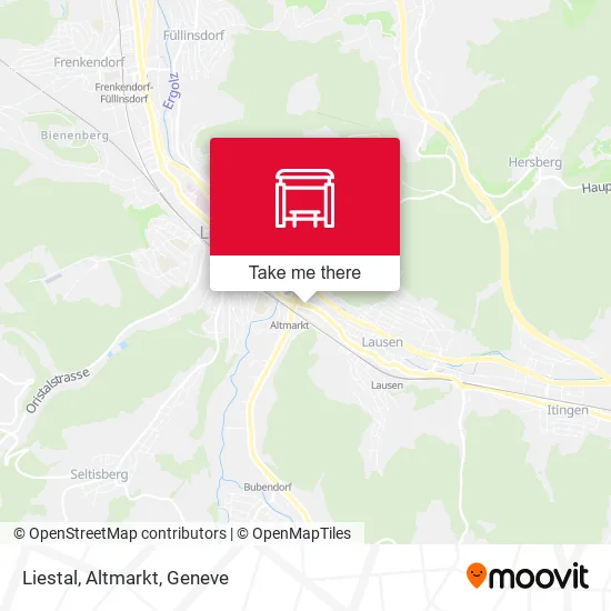 Liestal, Altmarkt map