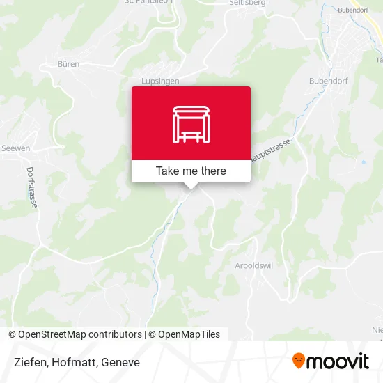 Ziefen, Hofmatt map