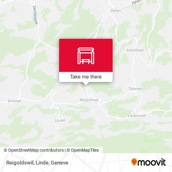Reigoldswil, Linde map