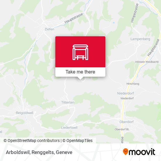 Arboldswil, Renggelts map