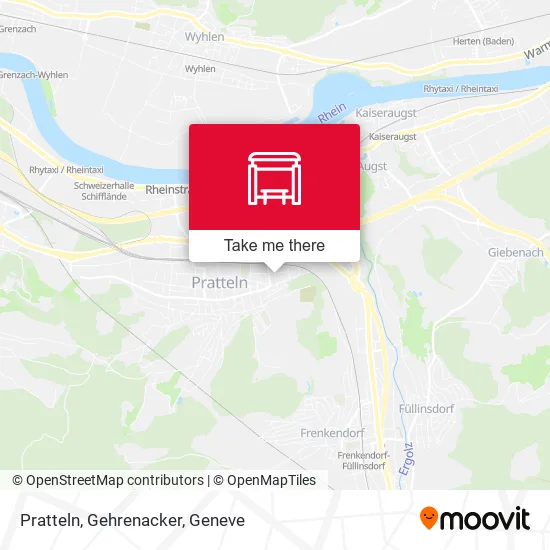 Pratteln, Gehrenacker map