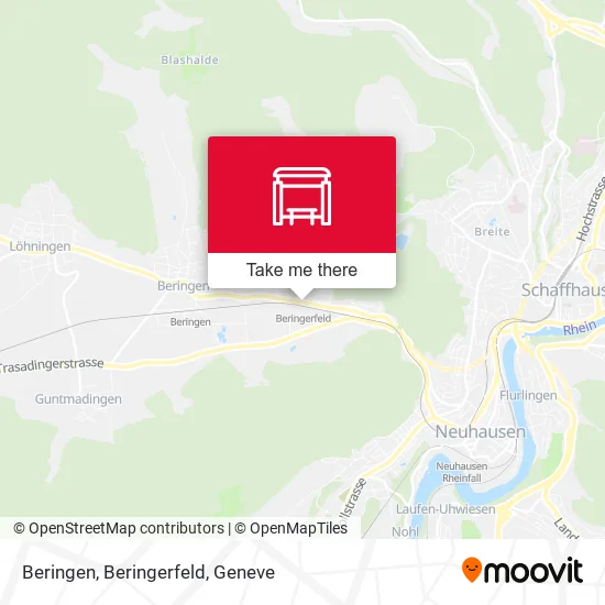 Beringen, Beringerfeld map