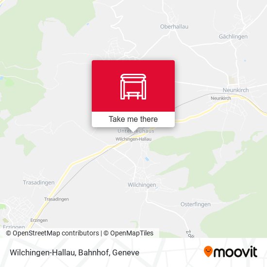 Wilchingen-Hallau, Bahnhof map