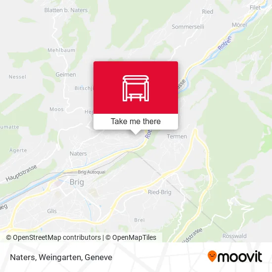 Naters, Weingarten map