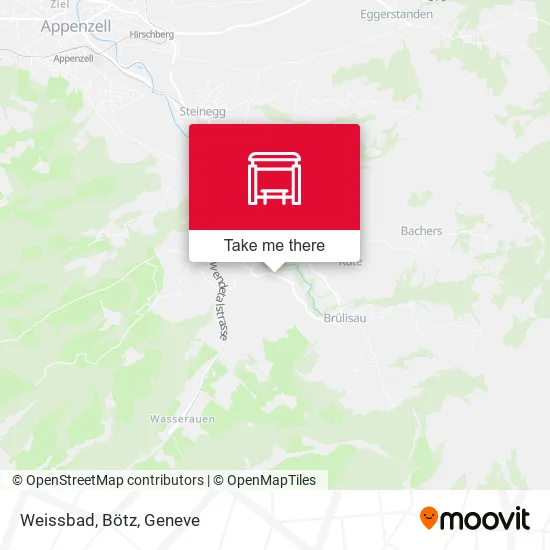 Weissbad, Bötz map