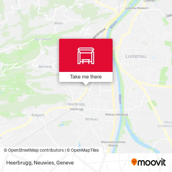 Heerbrugg, Neuwies map