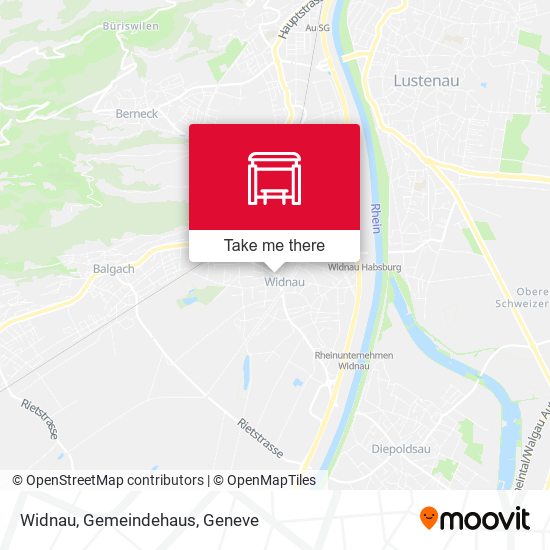Widnau, Gemeindehaus map