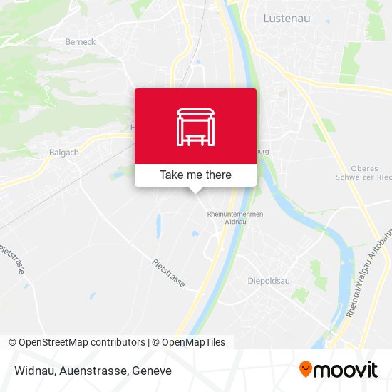 Widnau, Auenstrasse map
