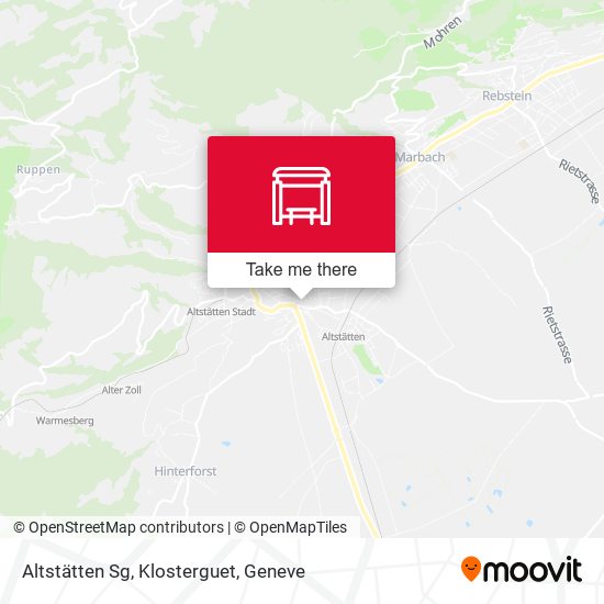 Altstätten Sg, Klosterguet map