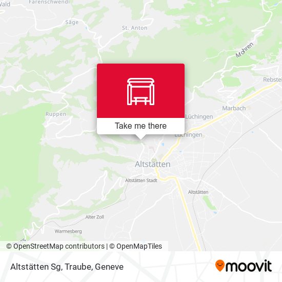 Altstätten Sg, Traube map