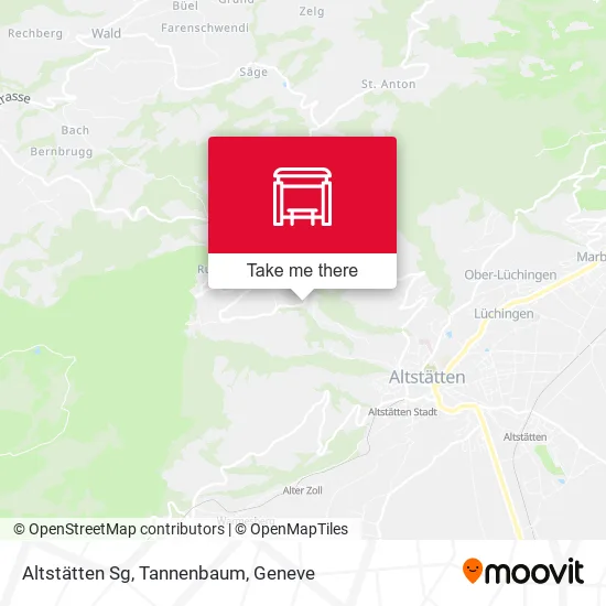 Altstätten Sg, Tannenbaum map